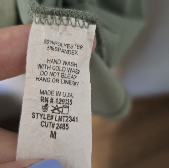 Lovely Melody Green Ruffled Sleeveless Tank Top - Picture 3 of 3